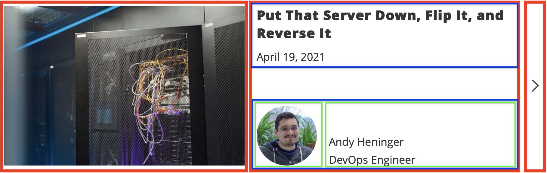 AWH blog post using flexbox