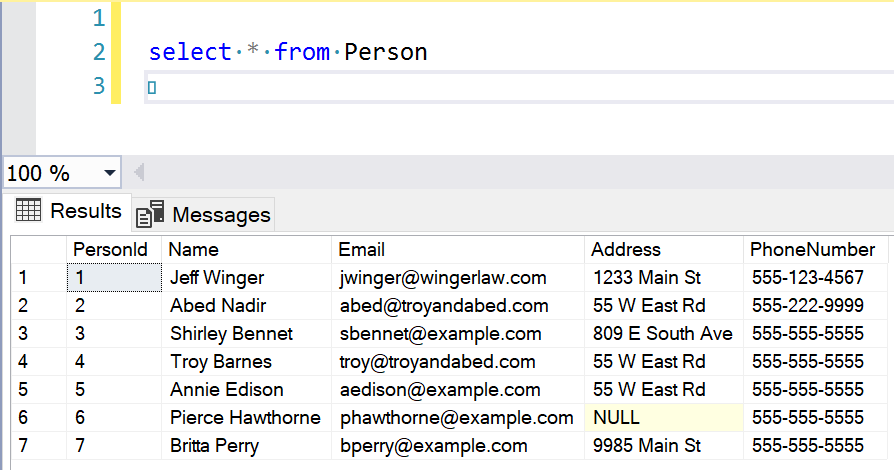SSMS Query showing results after some update statements
